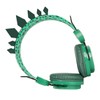 Mobestech 3pcs Boy Girl Headphones Microphone Dinosaur Comfortable Ear Cable