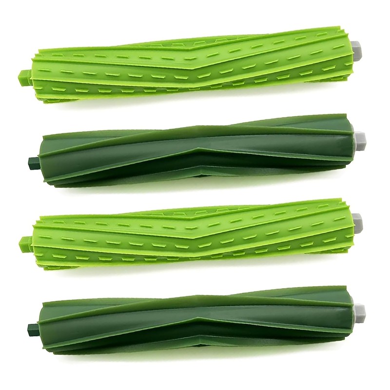 2 Set Replacement Rubber Roller Brushes Compatible for iRobot Roomba