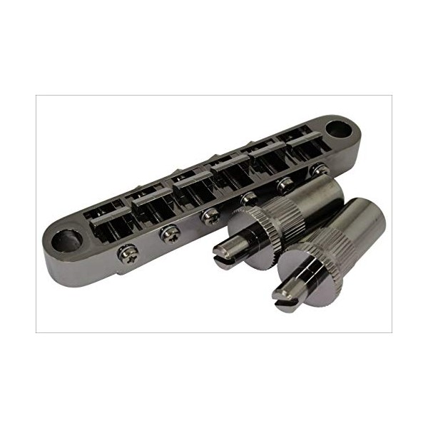 Gotoh GE103B-T Tune-O-Matic Style Guitar Bridge with Large Metic Stud