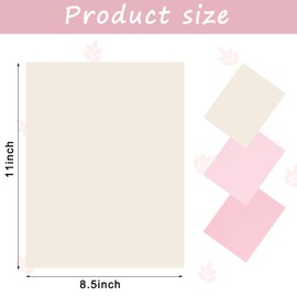 Whaline 30 Sheet 8.5 x 11 Inch Card Stock Paper Pink Cardstock Paper Assorted 3 Solid Colors Core Scrapbook Crafts Paper for Print DIY Art Making School Office Home Supplies, 65lb