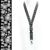 Rolseley Lanyard neck strap with CIRCLES - BLACK for id