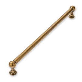 CABDM 1 Pack Appliance Pull 18 Inch Solid Kitchen Cabinet Handles Antique Brass Cabinet Pulls Vintage Drawer Pulls Cabinet Hardware Kitchen Handles for Cabinets Cupboard Handles