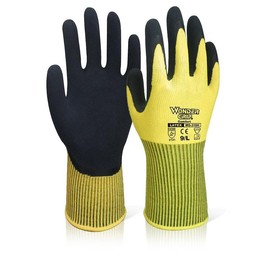 Wonder Grip Comfort Hi Vis Yellow Work Gloves (XL)
