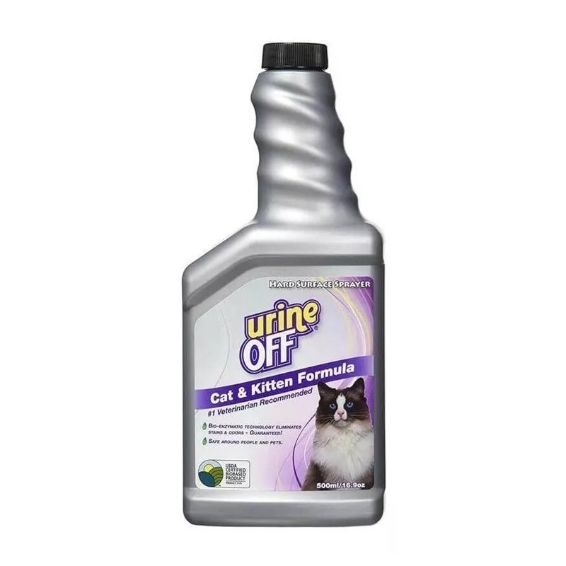 Urine Off Eliminador Olores Manchas Gatos Y Gatitos 500ml