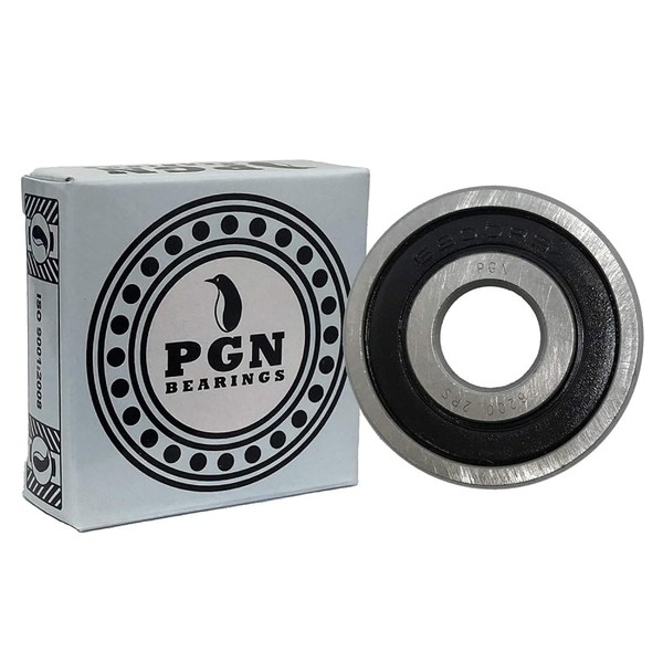 PGN (10 Pack) 6200-2RS Bearing - Lubricated Chrome Steel Sealed