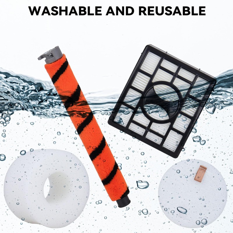 Main Roller Brush Filter Replacement Part for Shark NZ801UK,NZ801UKT, NZ801UKTSB,