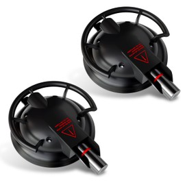 YEEHUNG 5.2" Air Pumped Suction Cup Tie Down Anchors, 220Lb Vacuum Suction Heavy Duty Suction Cup Holder Used for Securing Car Camping Tarps, Awnings Surfboard Camping Tents, More Items (2PCS)