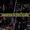 200 Pulseras Neón Fosforescente Glow Stick Fiestas Eventos Color
