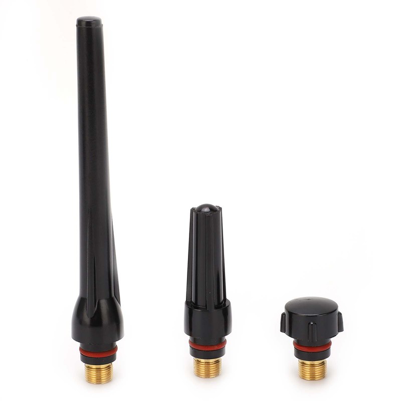 Welding Torch Kit Glass Nozzle Gun Tail Tungsten Clamp Silicone