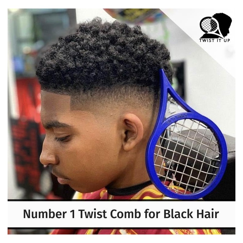 Twist It Up Comb (Imperial Blue) - Alternative to Hair