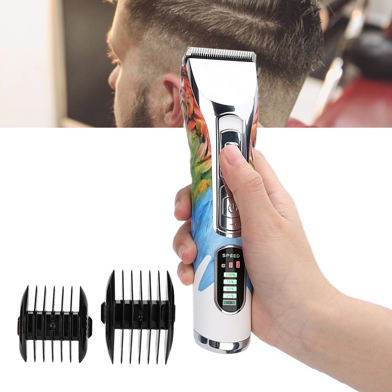 Professional Electric Hair Clipper Rechargeable Adjustment Hair Trimmer Haircutting Machine