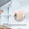VooGenzek 4 PCS Cabinet Suspension Brackets, Cupboard Wall Mounting, Kitchen