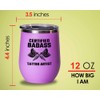 Tattoo Artist Pink Wine Tumbler 12oz - Bdss Tattoo Artist