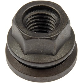 Dorman 611-196 Wheel Nut M14-2.0 Flanged Flat Face - 21mm Hex, 22.6mm Length Compatible with Select Ford / Lincoln Models, 10 Pack