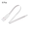 sourcing map 6Pcs Head Circumference Tape 56cm Plastic Measuring Rule