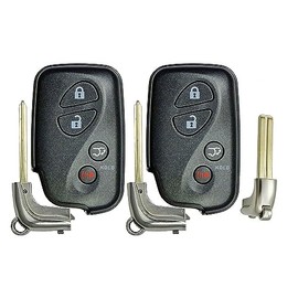 2X New Replacement Proximity Key Fob Remote Compatible with & Fit for Lexus (Read Description) - MPN HYQ14ACX-NN-07