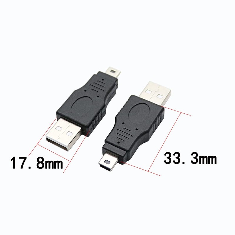 rgzhihuifz USB 2.0 Type a Plug to Mini USB Male