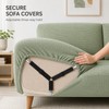 Adjustable Crisscross Bed Sheet Holder Straps with 12 Clips, Black