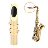 Metal Bariton Saxophone Metal Mouthpiece with Cap Pads Musical Instruments