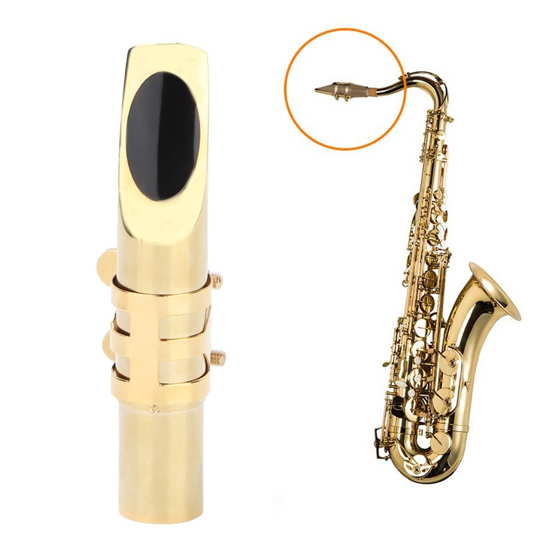 Metal Bariton Saxophone Metal Mouthpiece with Cap Pads Musical Instruments