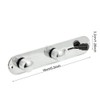 Chrome Plated Metal 3 Way Switch Prewired Control Plate for