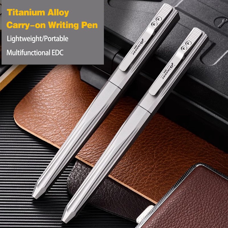 Gmbnx Bolt Action Pen, Multifunctional Edc Pen Titanium Pen for