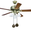 Dotlite Copper Ceiling Fan Pull Chain Set, Decorative Totem Fan