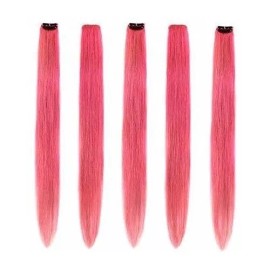 Winsky Extensiones Cabello Humano 18in Rosa