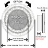 Car Engine Start Button Protective Cover Start Button Cover, Car