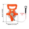 QWORK 1/2" x 100' Fiberglass Tape Measure, Engineer's Open Reel