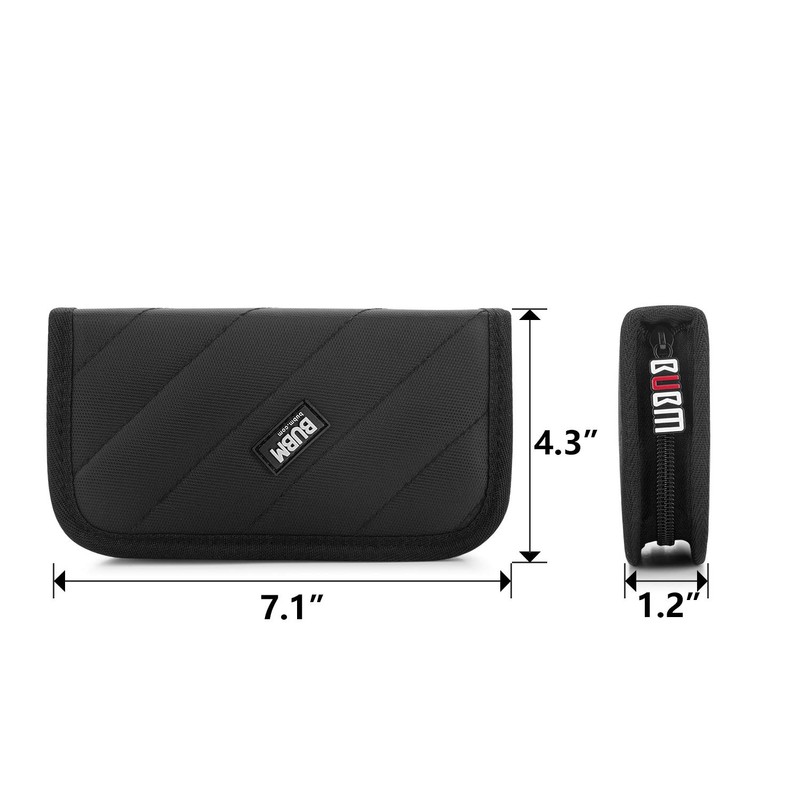 BUBM Black 9 USB Drive Shuttle 9-Capacity Case