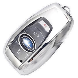 VERISSY Smart Key Case, For Subaru Subaru Forester Legacy Revogue Luxury Stylish Cover Outback Impreza, Silver