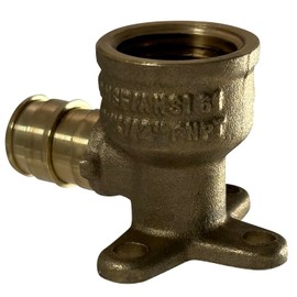 10 Pieces XFITTING 1/2'' Pex A x 1/2'' Female Elbow with Drop Ear