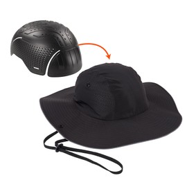 Ergodyne Skullerz 8957 Lightweight Ranger Hat and Bump Cap Insert,Black, X-Large-XX-Large