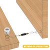 BokWin 10 Set 35mm Cam Lock Screws for Furniture,3 in