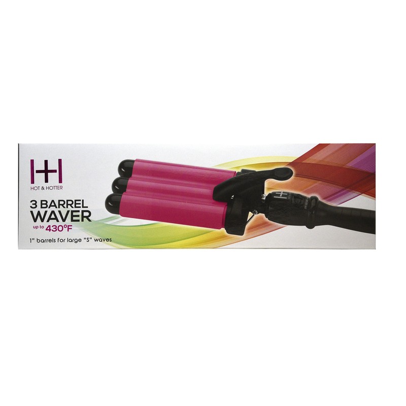 Hot and Hotter 3 Barrel Waver 430° F 1'' Barrel
