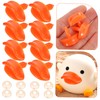 Operitacx 50pcs Little Duck Beak Animals Dollhouse Ladder Safety Resin