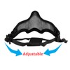 AOUTACC Airsoft Mask and Goggles Set, Half Face Full Steel