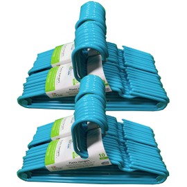 Technimark Mainstays Childrens Hangers 10-Count Peacock Plume - 4 Pack