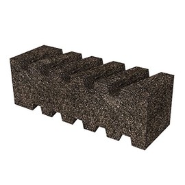 Bon Tool 12-178 Rub Brick - Fluted 6" X 2" X 2" - 20 Grit