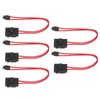 5Pcs Car Fuse Holder Connector Mini Heavy Duty Wire Extension