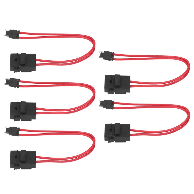 5Pcs Car Fuse Holder Connector Mini Heavy Duty Wire Extension