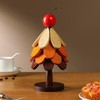4 Sets in Wooden Apple Tree Trivets for Hot Dishes,