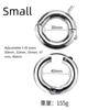 Two Sizes of Metal Stainless Steel Adjustable Strength Training Rings