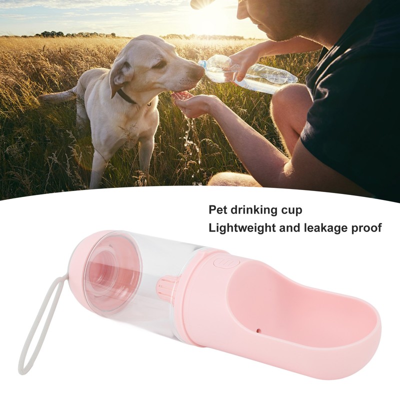 Dog Water Bottle Stylish Lightweight One Piece Design Leakage Proof