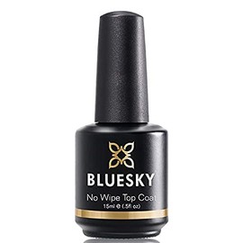 BLUESKY No Wipe Top Coat 10/15ml - UV/LED Ãberlack der bis zu 3 Wochen hÃ¤lt (BLUESKY No Wipe Top Coat 15ml)