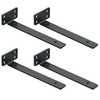Pack of 4 Shelf Brackets Heavy Duty 20 cm Metal