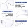 100 Pack Bulk Protective Safety Glasses Clear Lens Splash Proof
