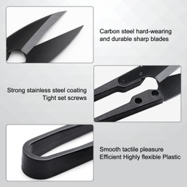 Bonsai Pruning Scissors 5 PCS, Small Pruner Shears, Bud Leaves Trimmer, Garden Shears for Plants, Gardening Clippers for Flower, Stainless Steel Bud and Bonsai Trimming Pruners Trimmers