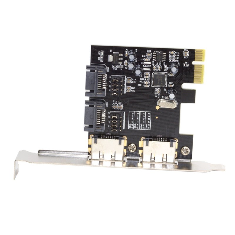 ChenYang PCI-E X1 to 2 eSATA/2 SATA 3.0 Expansion Card